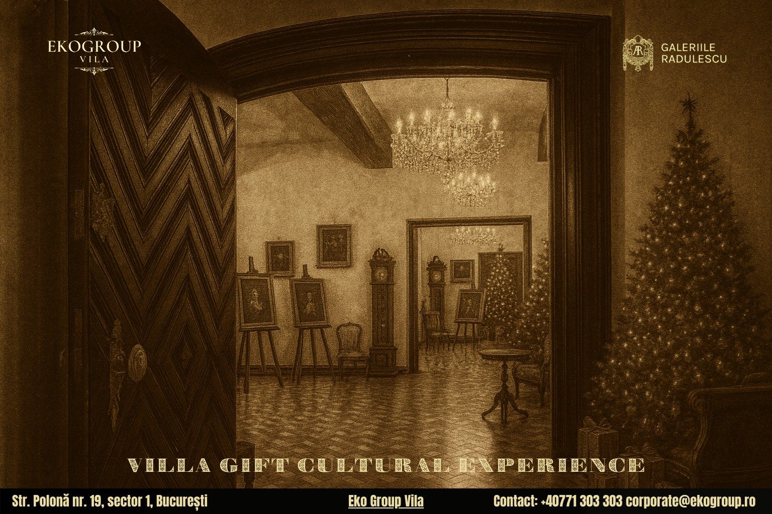 Un cadou de Crăciun cu suflet și istorie: acces la expoziția „Crăciunul anilor ’30” de la Eko Group Vila 4 Un cadou de Crăciun cu suflet și istorie: acces la expoziția „Crăciunul anilor ’30” de la Eko Group Vila