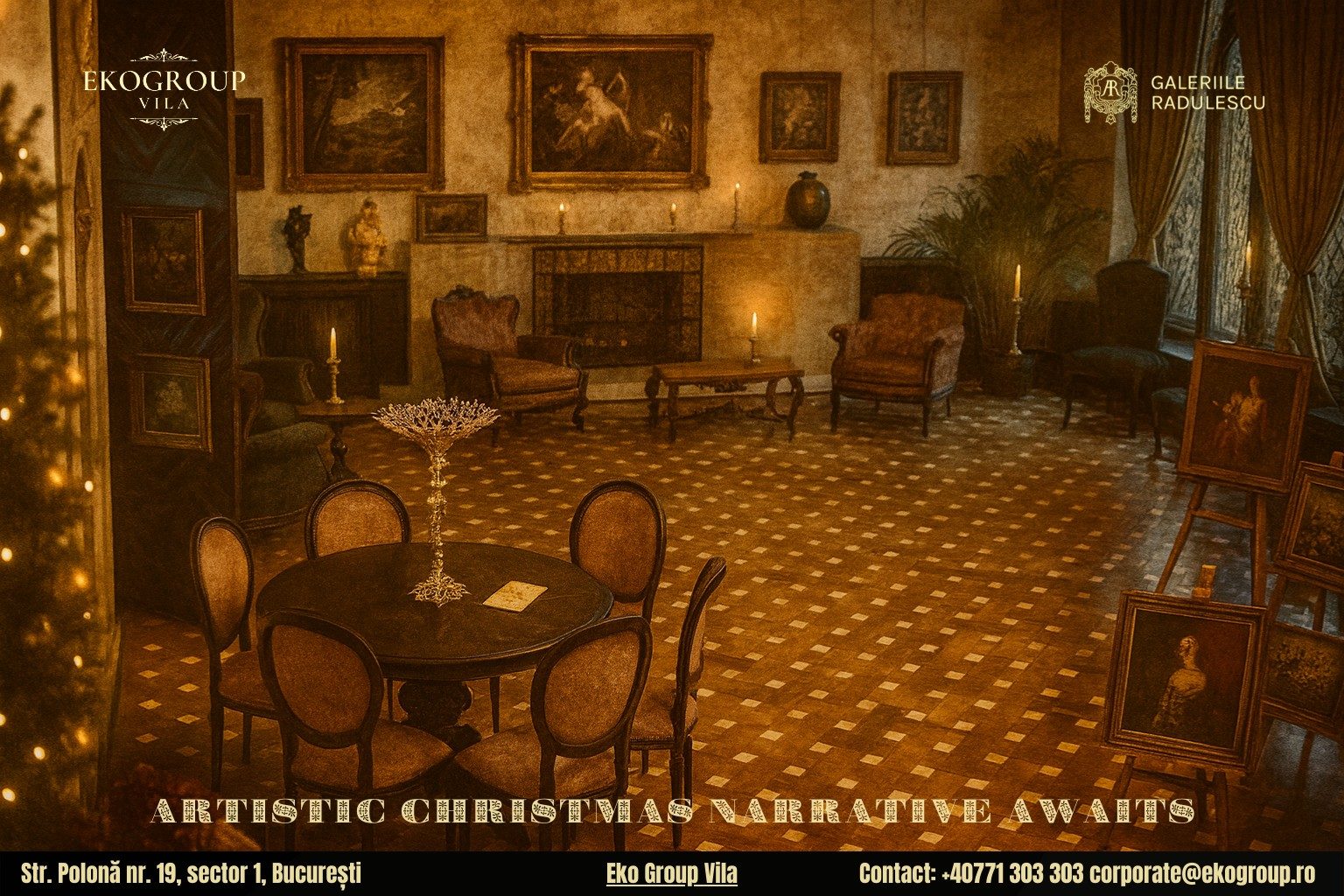 Povestea Crăciunului în anii ’30: o incursiune artistică și istorică la Eko Group Vila 10 Povestea Crăciunului în anii ’30: o incursiune artistică și istorică la Eko Group Vila